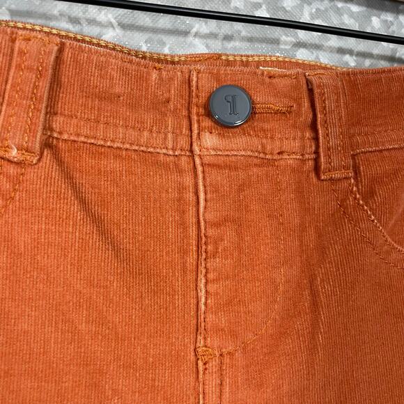 Pilcro and the Letterpress Anthropologie Orange Serif Corduroy Pants - Size 26 - Picture 3 of 9